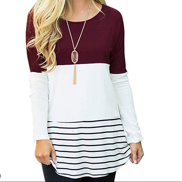 Tops - Super cute woman casual long sleeve t shirt top